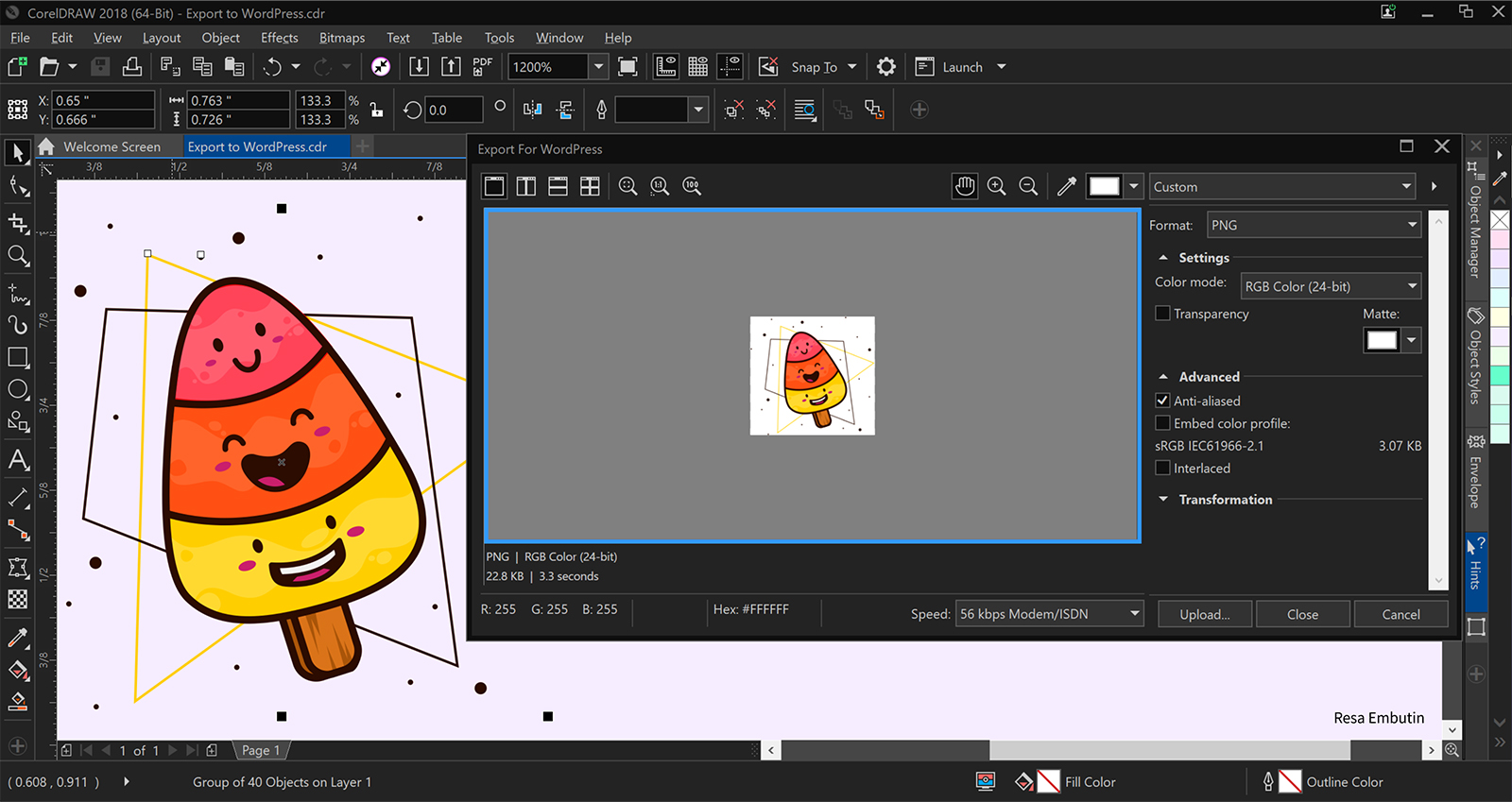 coreldraw graphics suite 2018 launches  export to wordpress copy