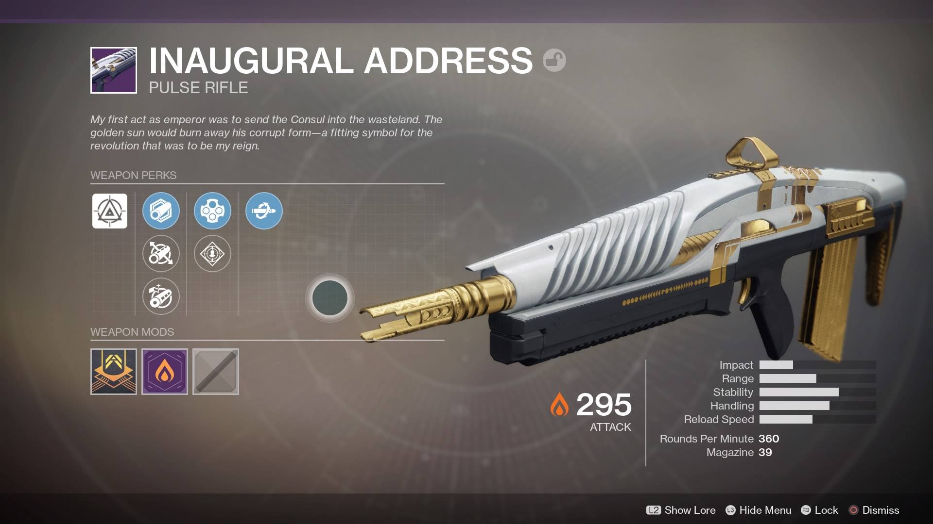 destiny-2-inaugural-address best weapons