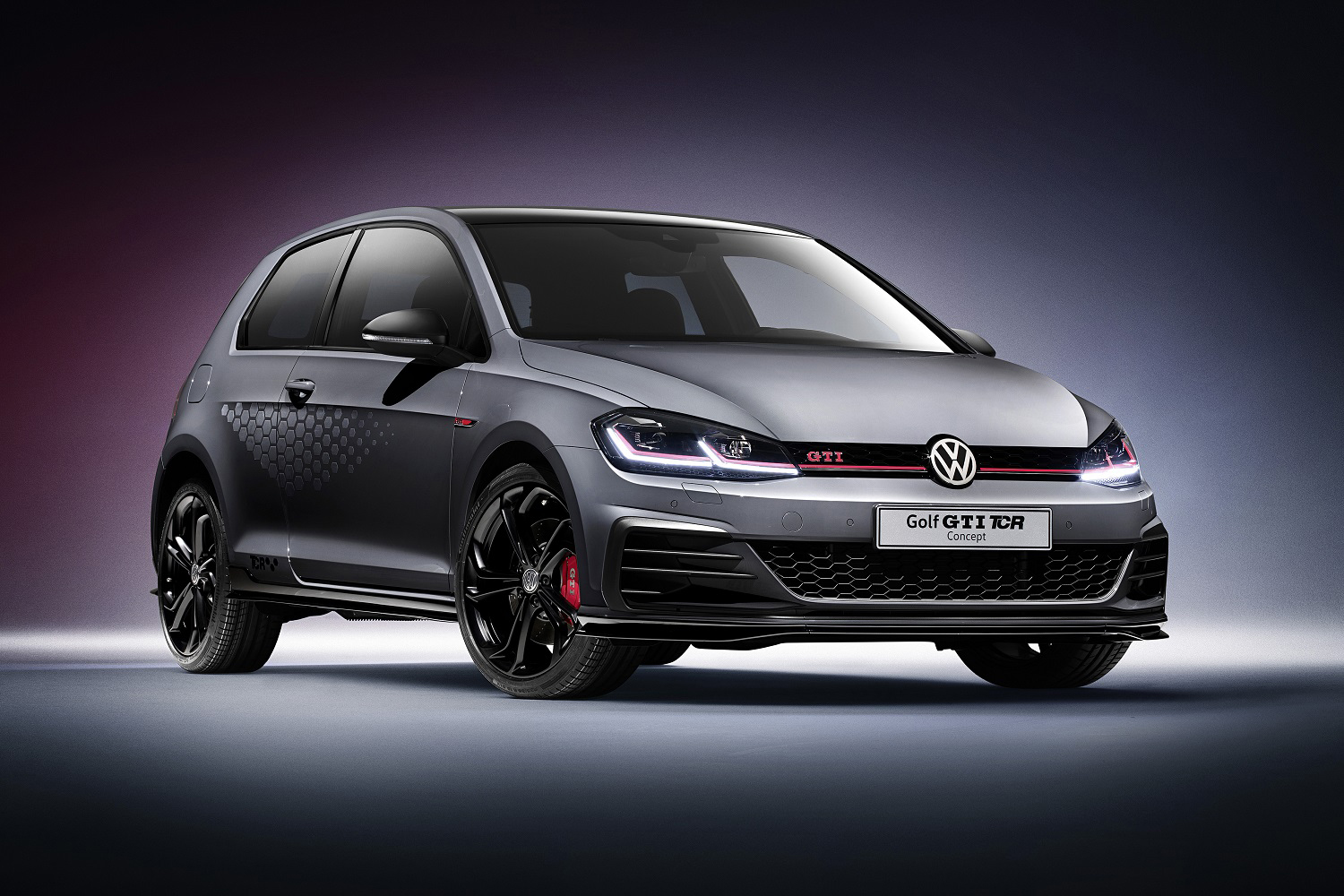 volkswagen gti tcr concept previews 290 horsepower hot hatch vw 1