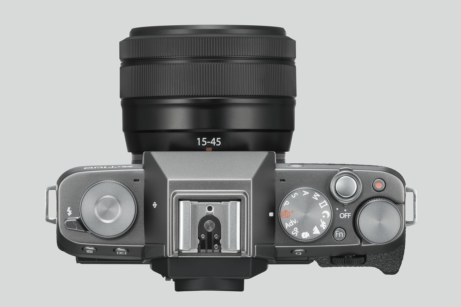 fujifilm x t100 announced darksilver top xc15 45mm