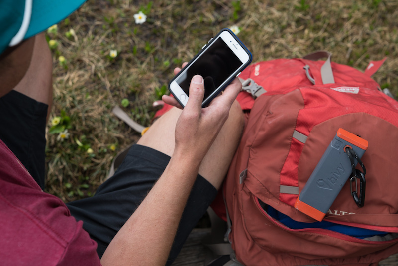 Bivystick satellite communicator