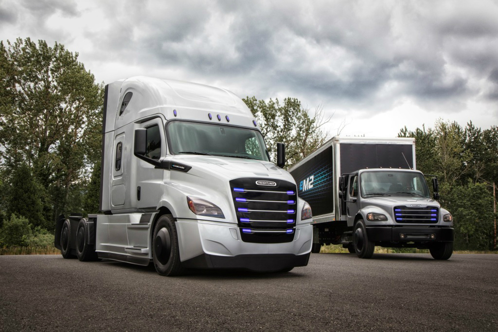 Daimler Freightliner electric trucks