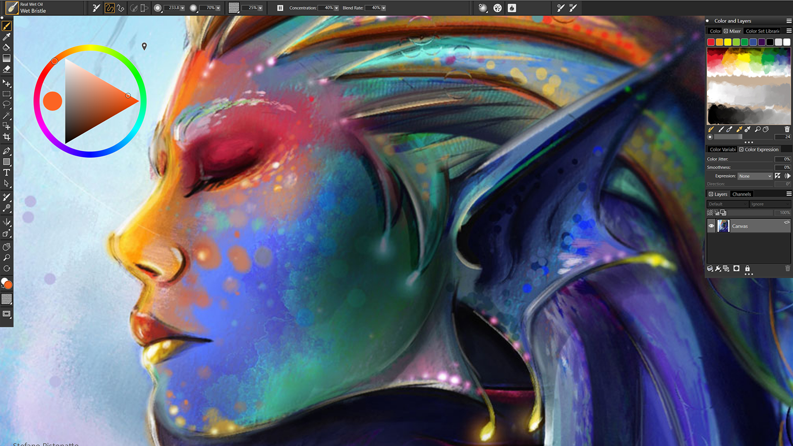 corel painter 2019 announced  temporal colors selector