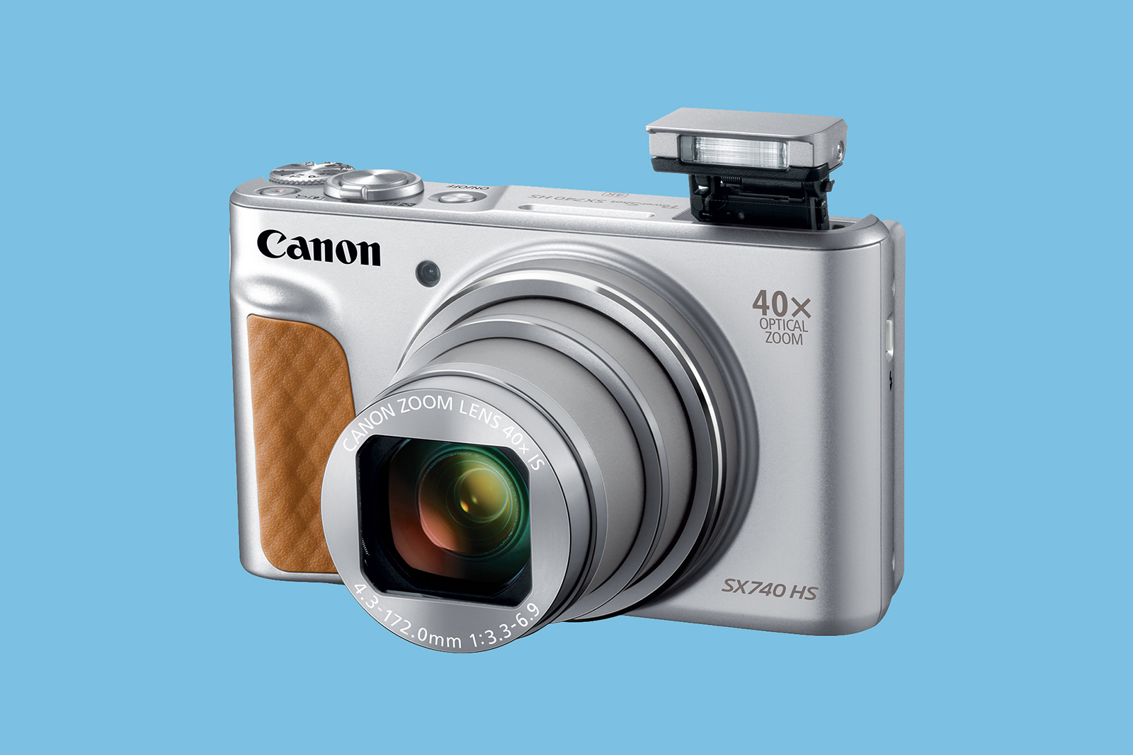 canon powershot sx740 hs announced 740 silver 3qflash hires