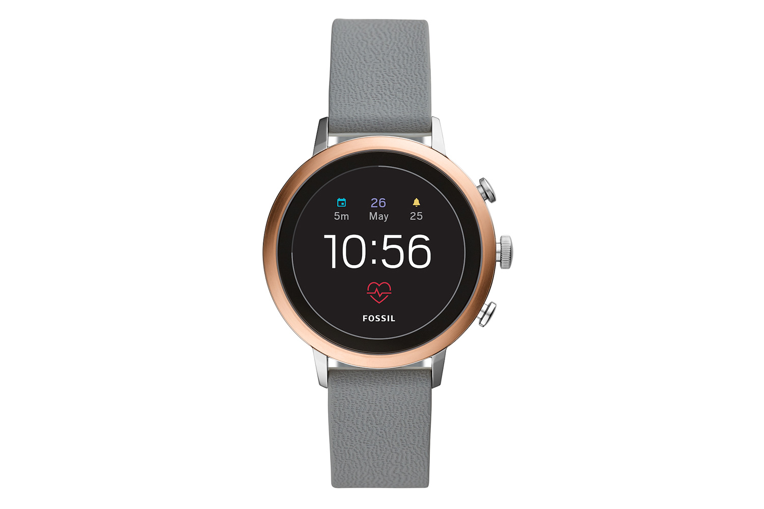 fossil q explorist hr venture news grey 2