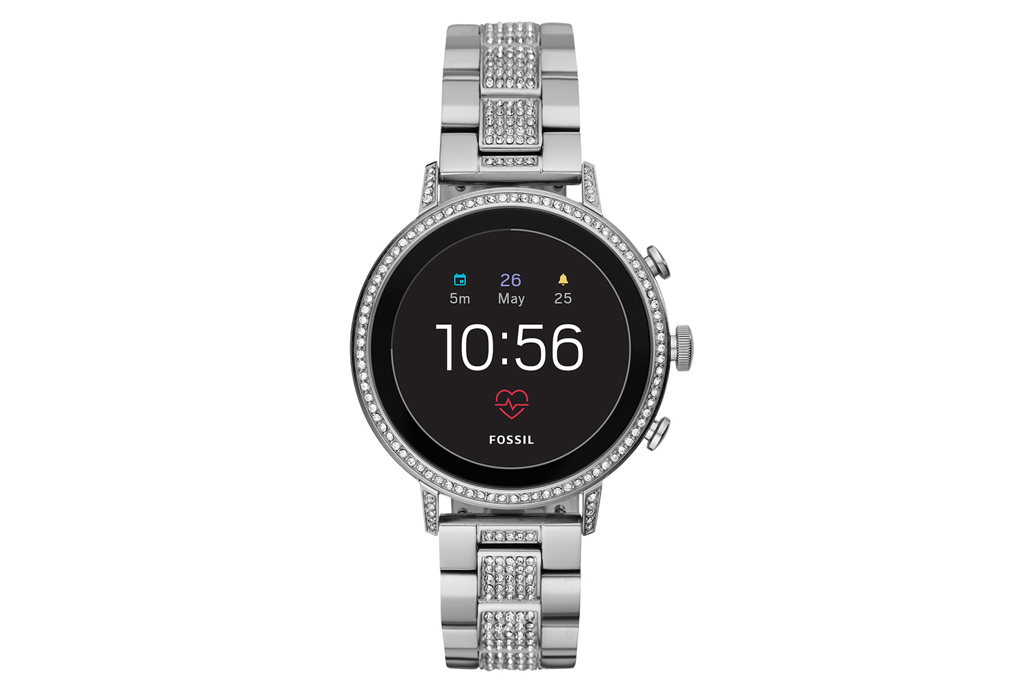 fossil q explorist hr venture news stainless steel 2