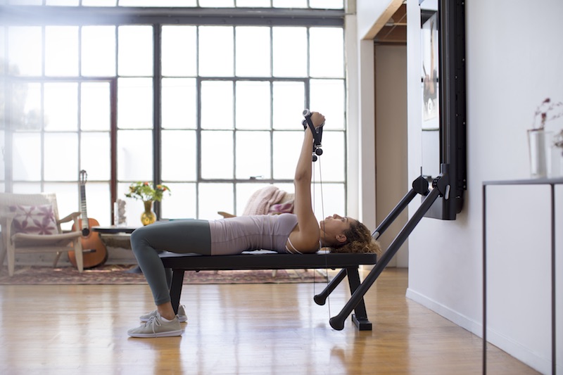 Tonal Fitness bench press.