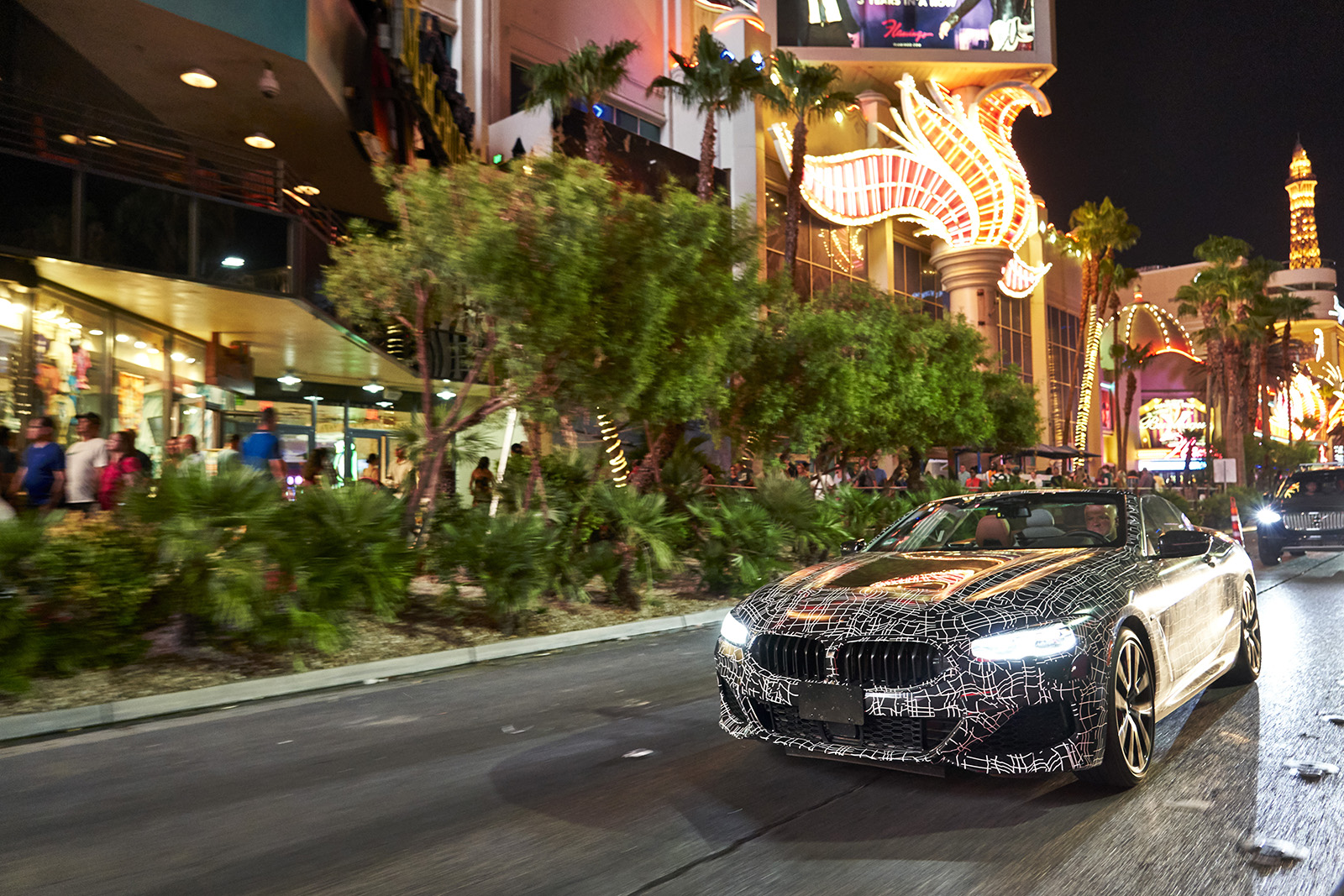 bmws tests its latest 8 series convertibles prototype in death valley bmw convertible testing  3