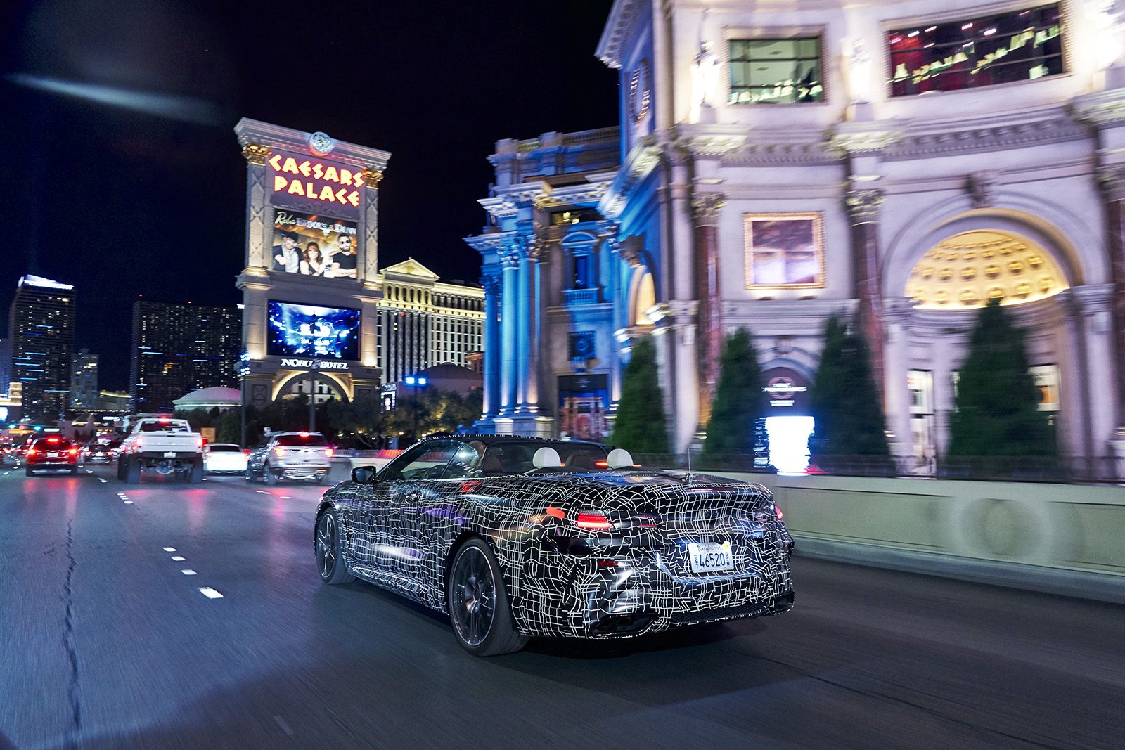 bmws tests its latest 8 series convertibles prototype in death valley bmw convertible testing  4