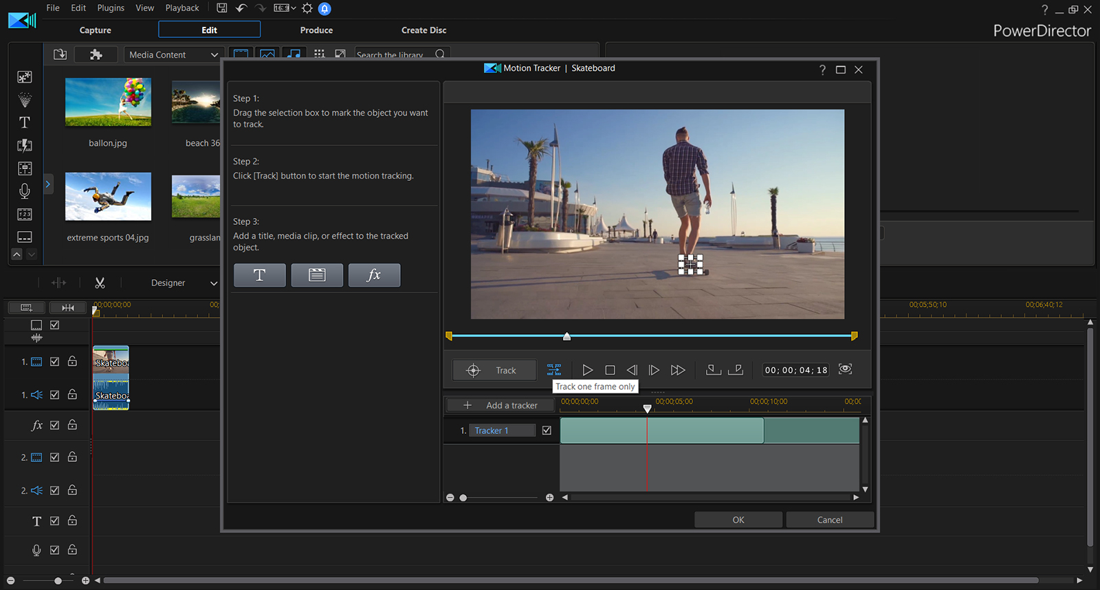 cyberlink photodirector powerdirector 2018 announced motion tracking