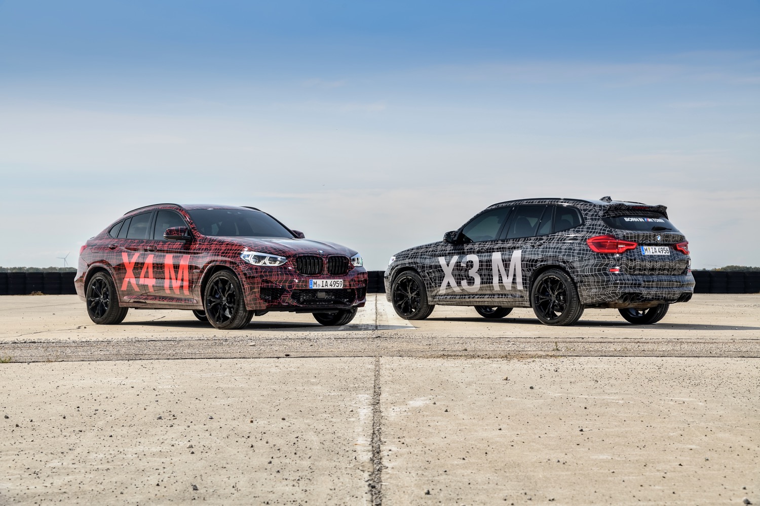 BMW X3 M and X4 M prototypes