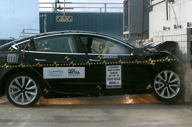 Tesla Model 3 crash test