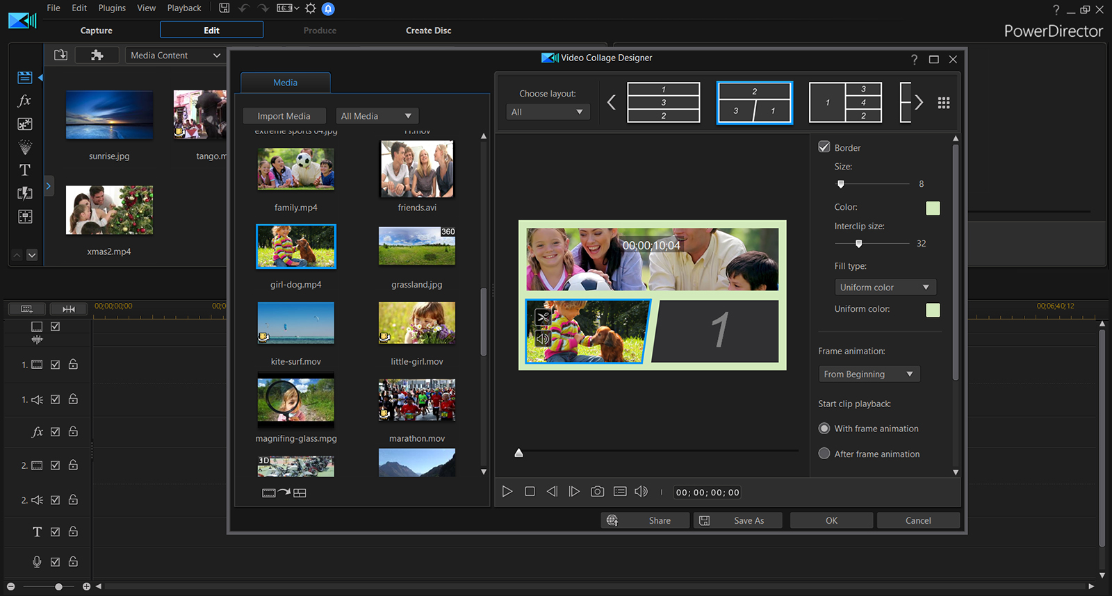 cyberlink photodirector powerdirector 2018 announced video collage