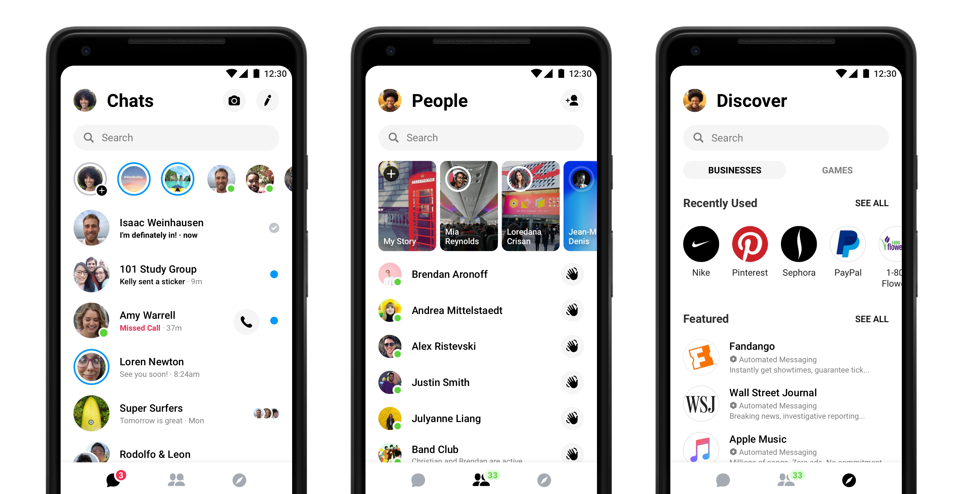 messenger redesign