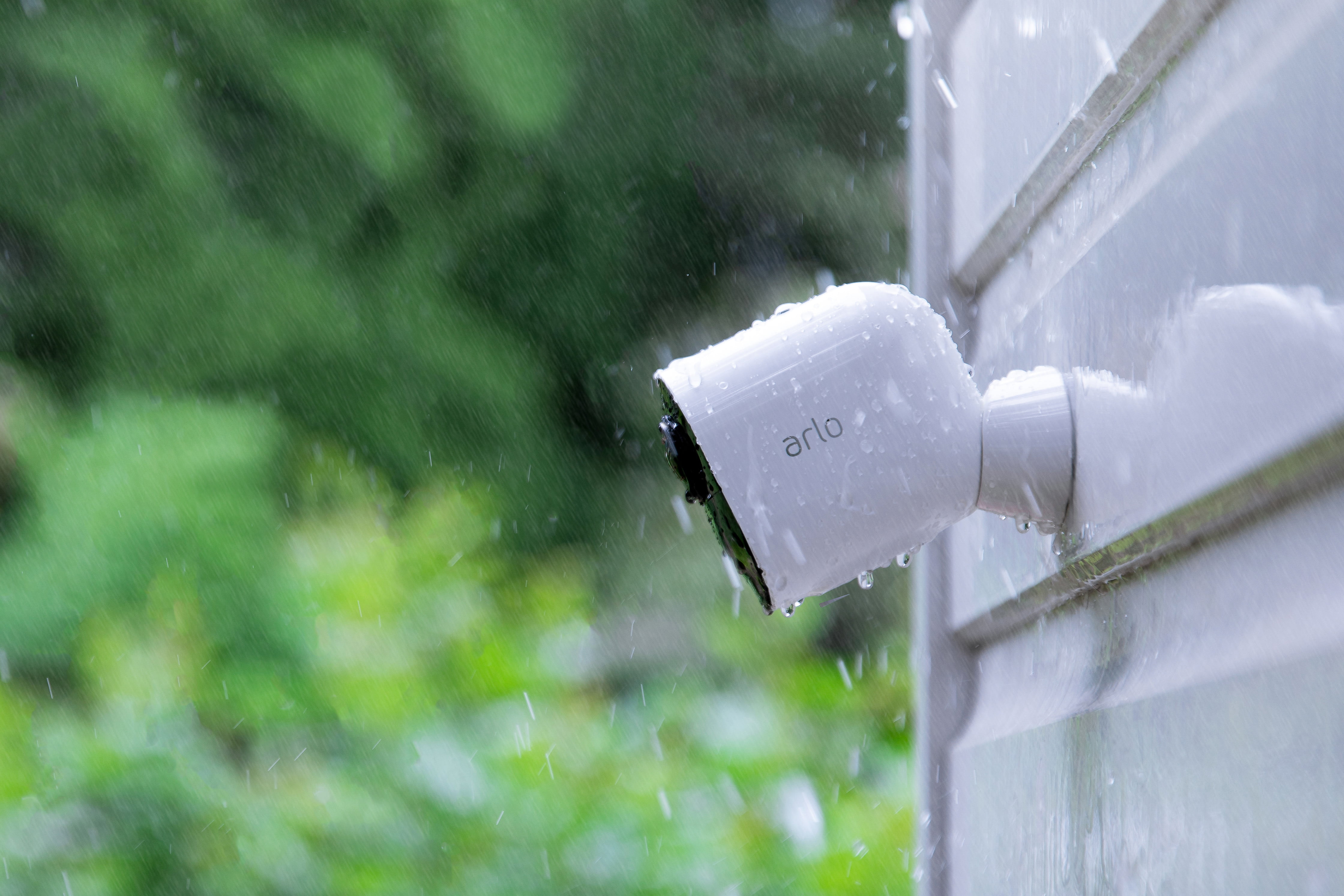 arlo utra security camera ultra rain lifestyle