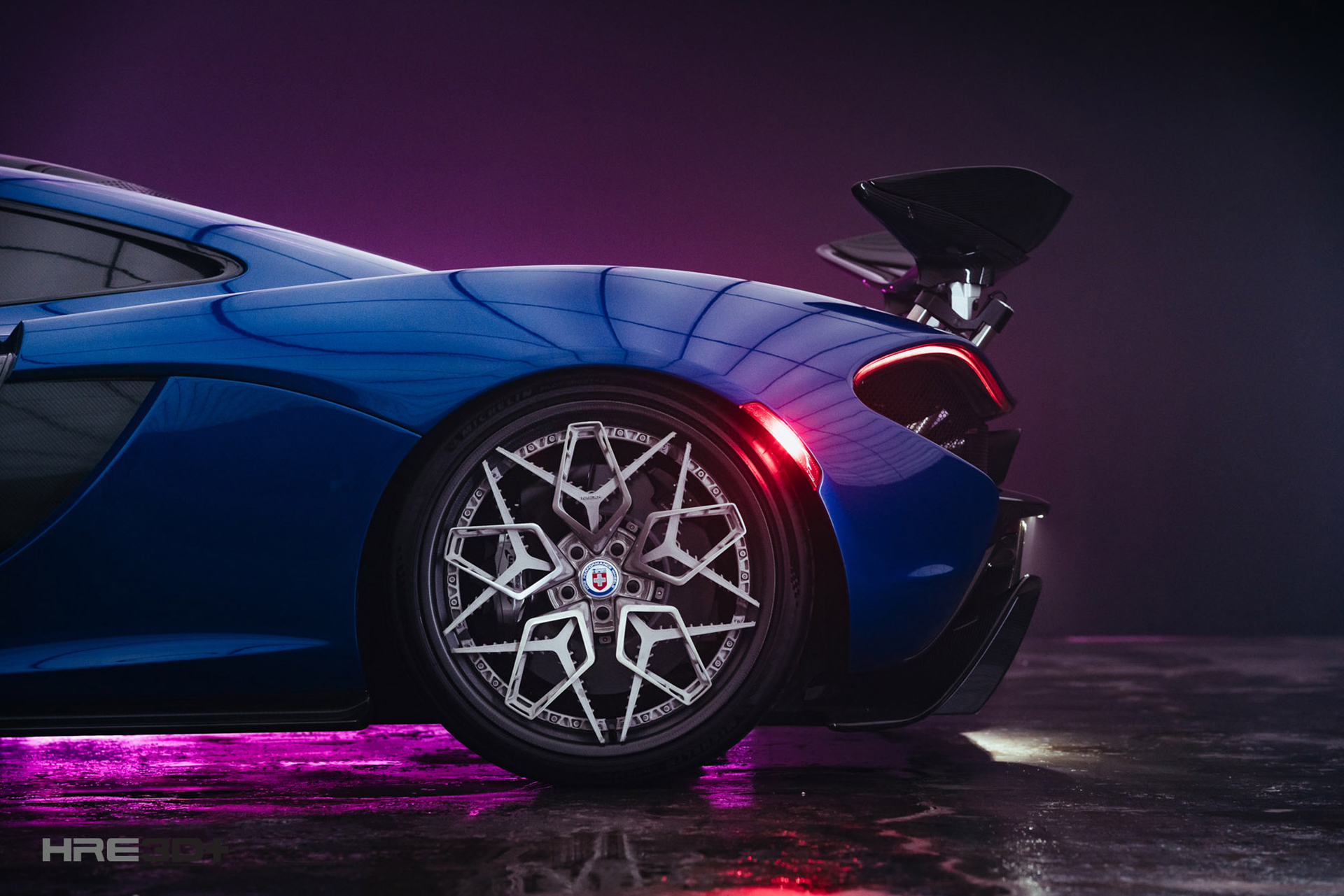 HRE3D+ Titanium Wheels on a McLaren