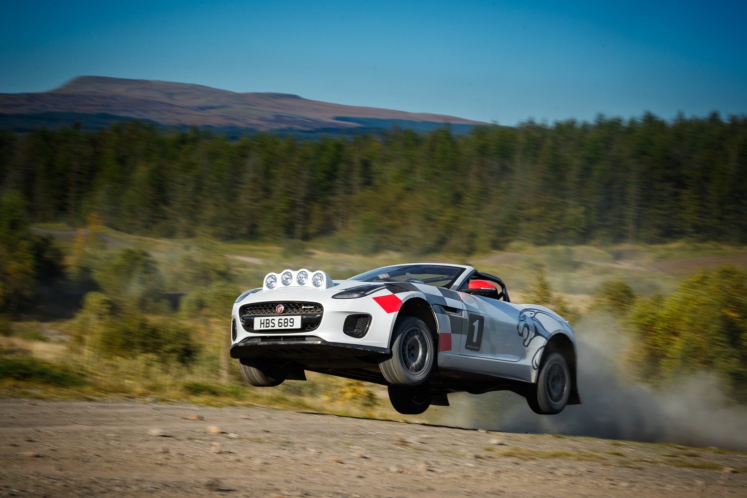 Jaguar F-Type rally car