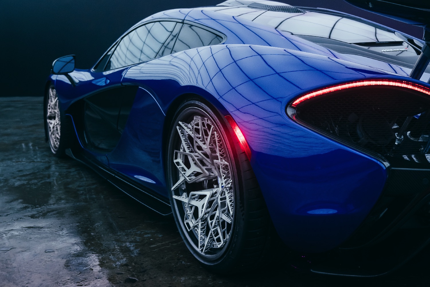 HRE3D+ Titanium Wheels on a McLaren