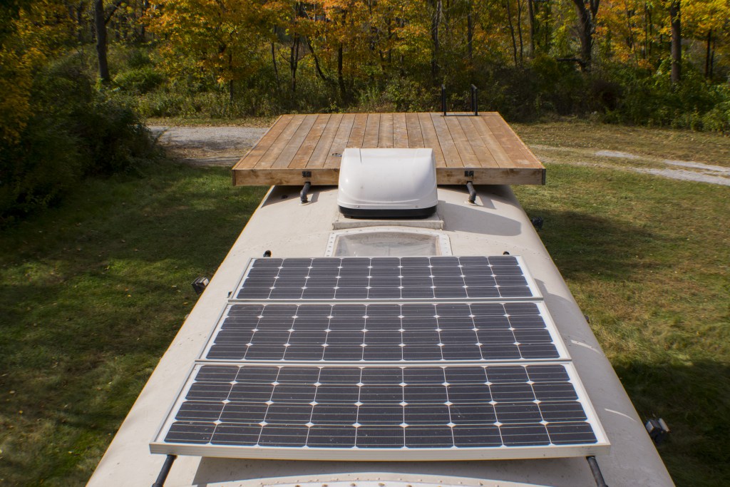 bus converted to solar powered tiny home on wheels nn 0331