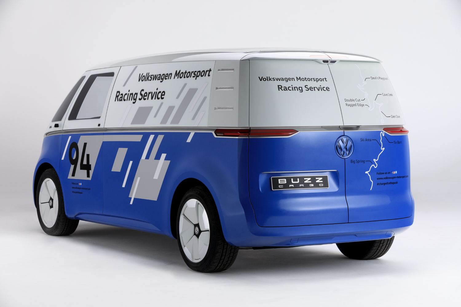 Volkswagen ID Cargo race support vehicle