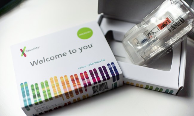 A 23andme DNA kit.