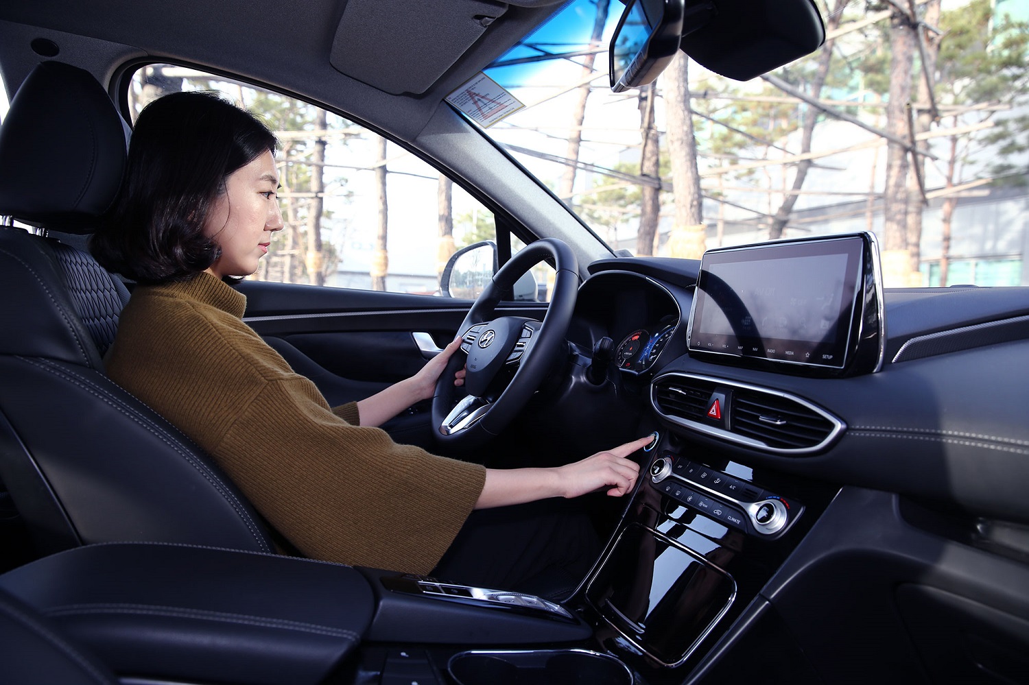 Hyundai Santa Fe fingerprint sensor