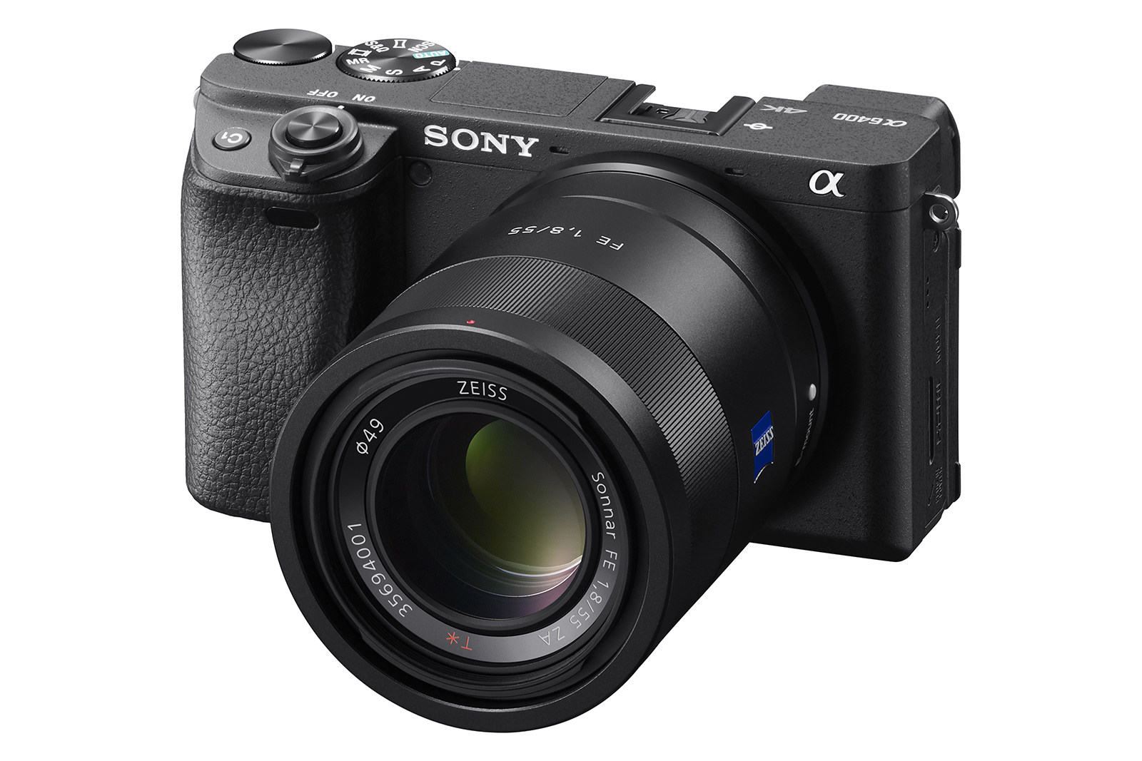 sony a6400 announced fe55f18z right black