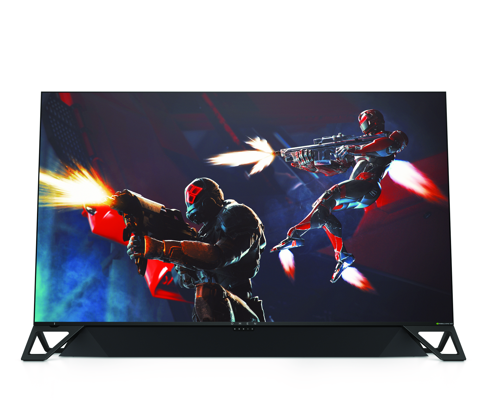 hp omen x emperium 65 with soundbar front