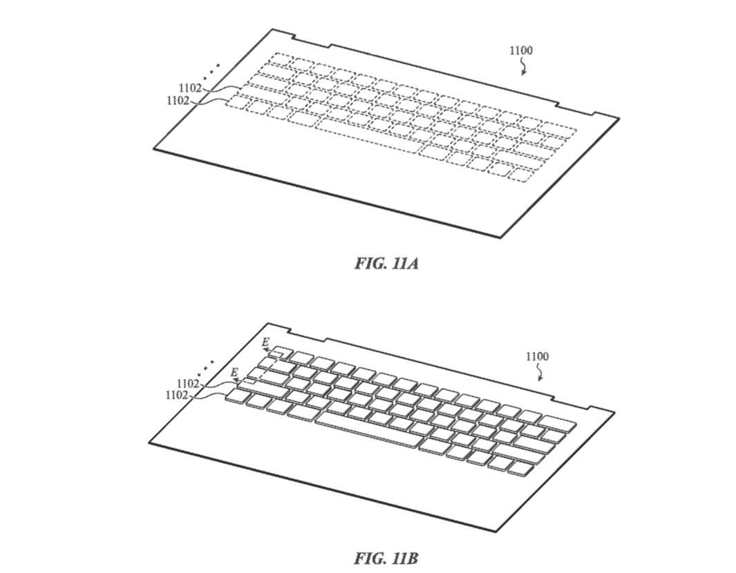 Apple morphable keyboard