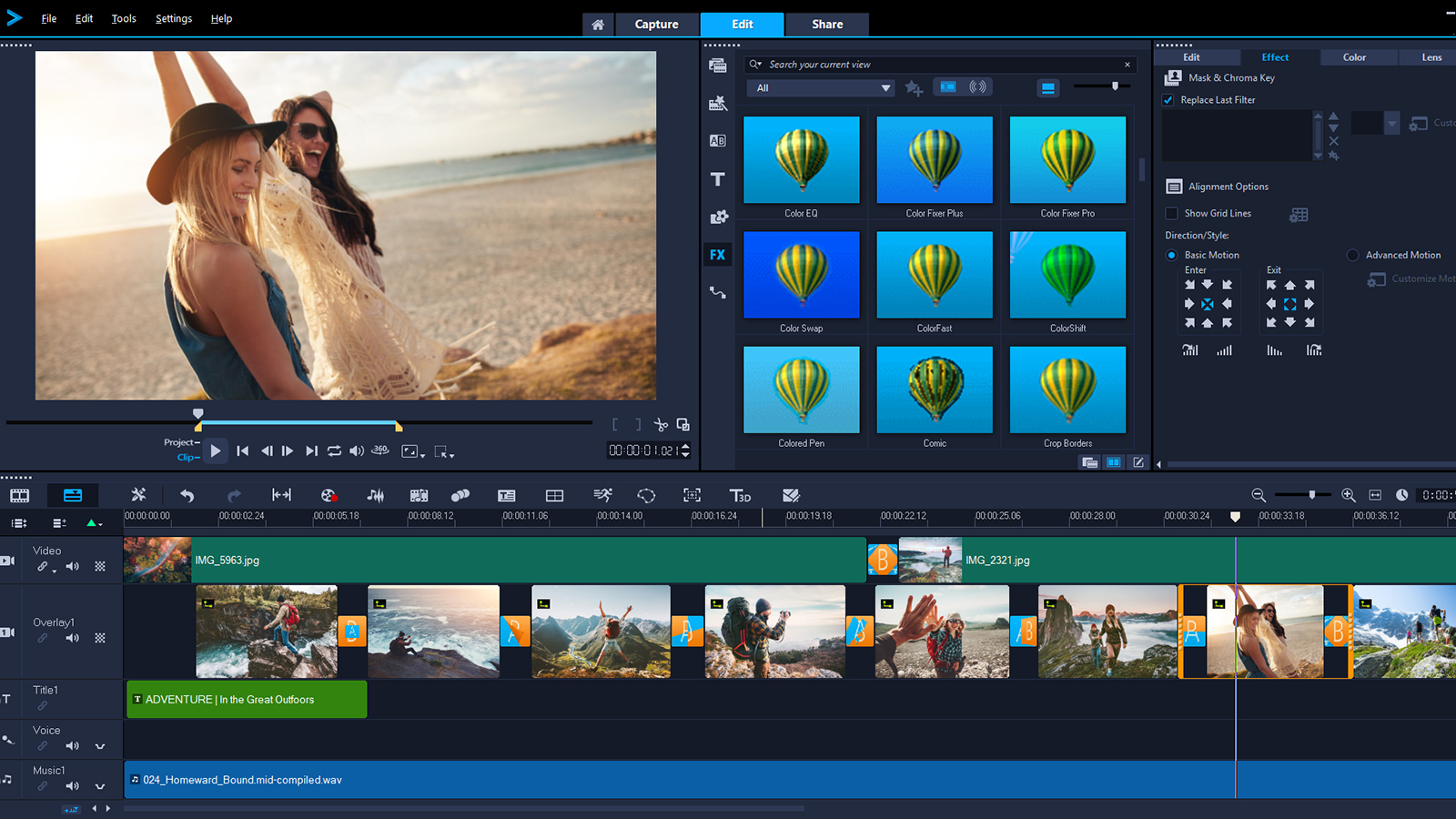 corel videostudio ultimate 2019 launch  ui