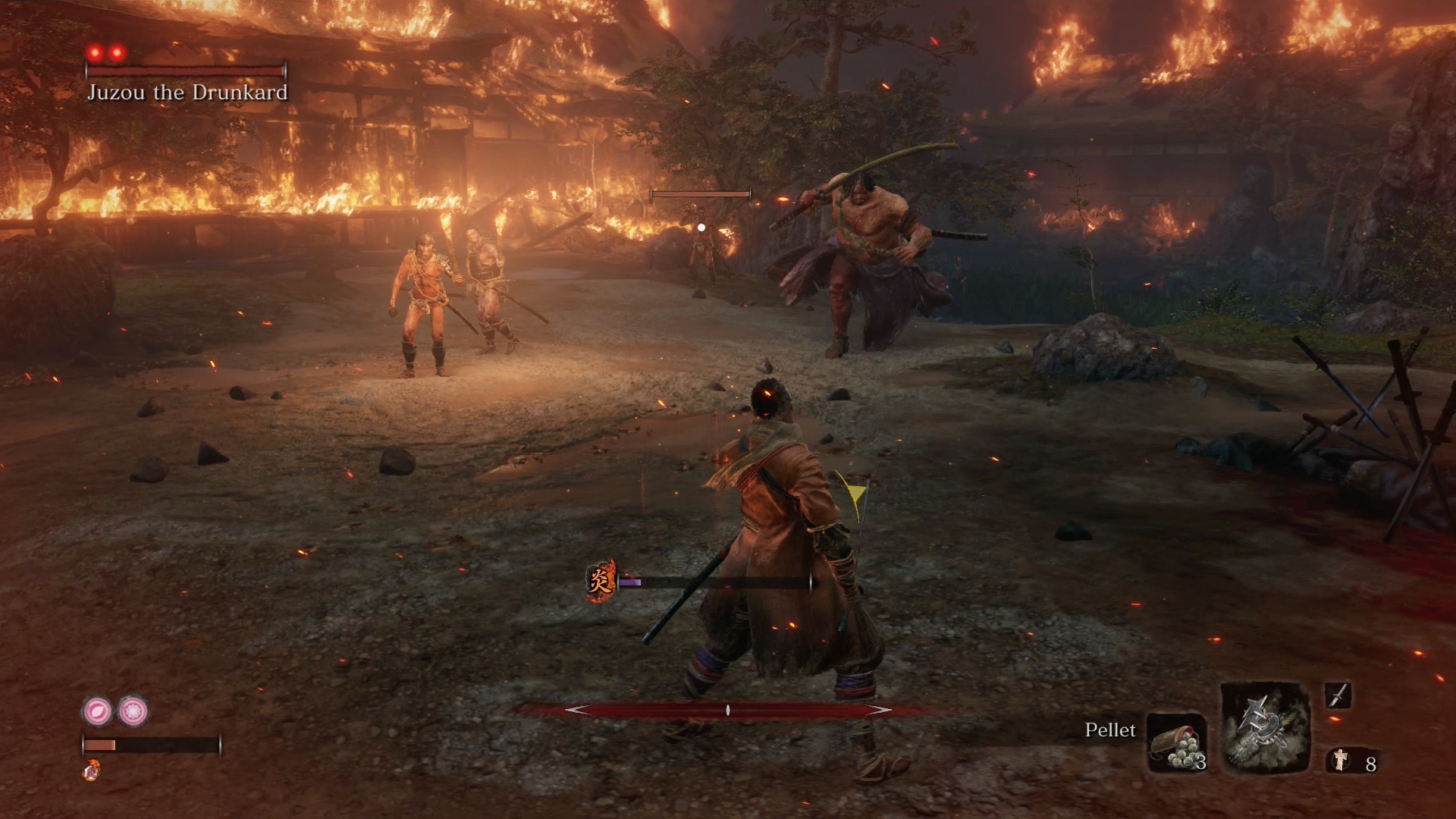 Run | How to beat Jouzou The Drunkard in Sekiro: Shadows Die Twice