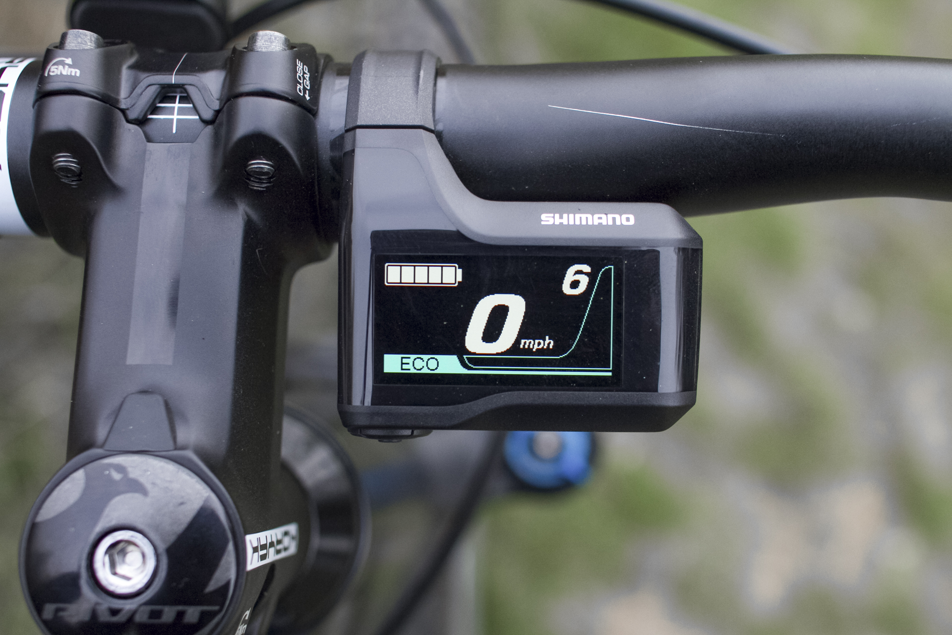 Shimano electric mountain bike components impressions