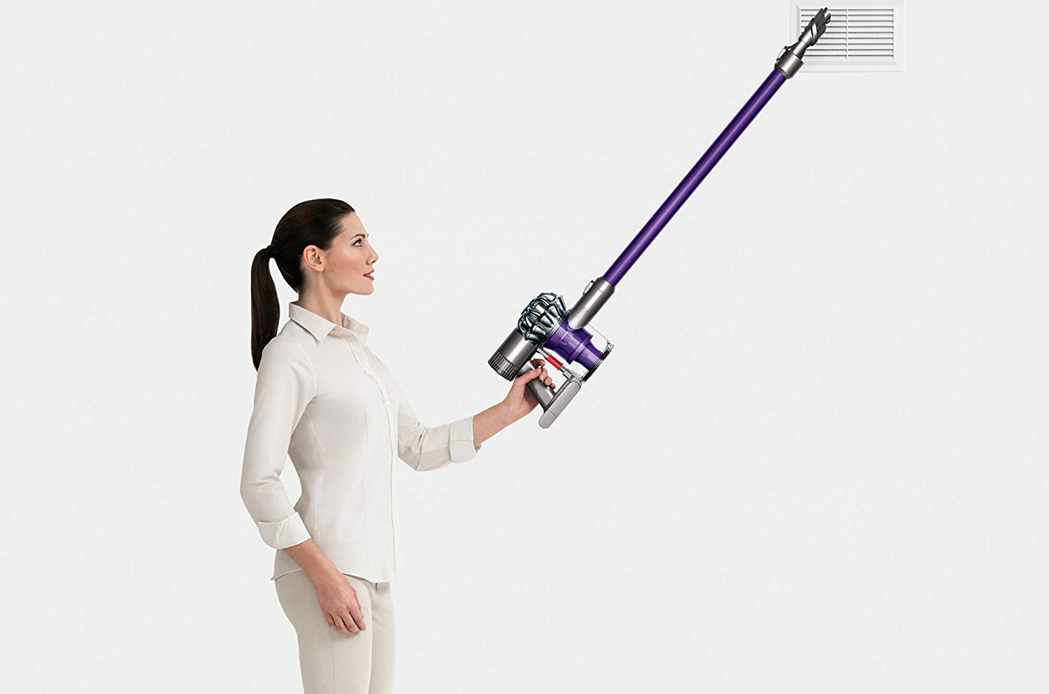 amazon dyson vacuum and air purifier easter week sales v6 animal cordless stick cleaner purple 03