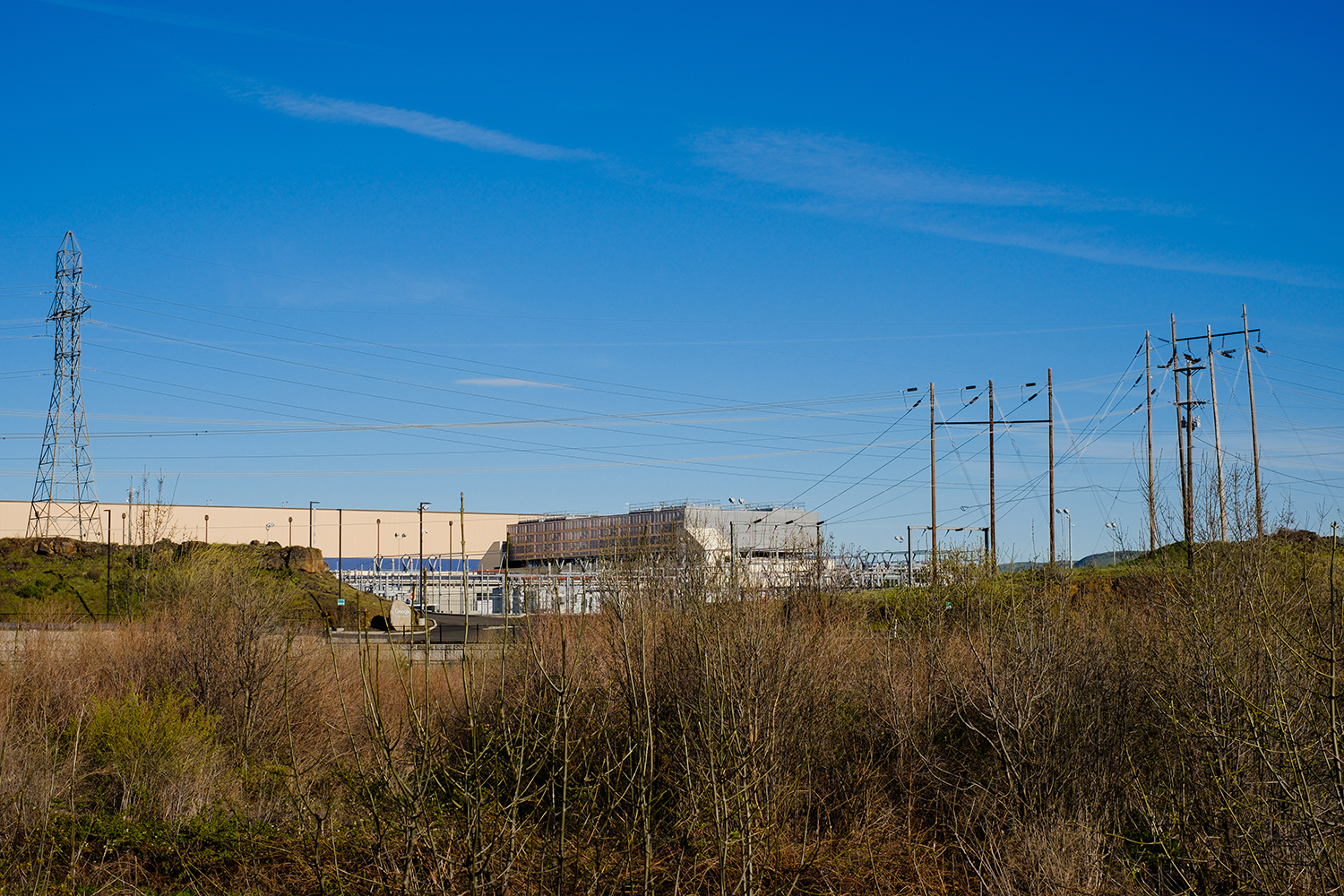 google stadia is the future of gaming and thats bad news for earth power lines on data center campus