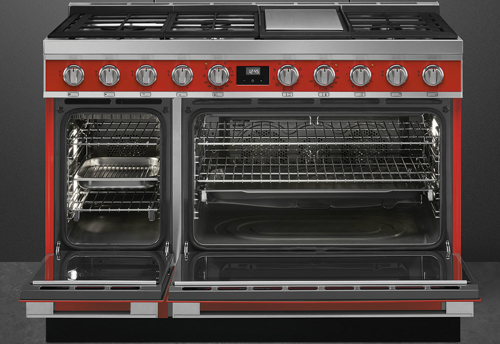 smeg portofino 5 burner kitchen range 48 inch dual fuel 03