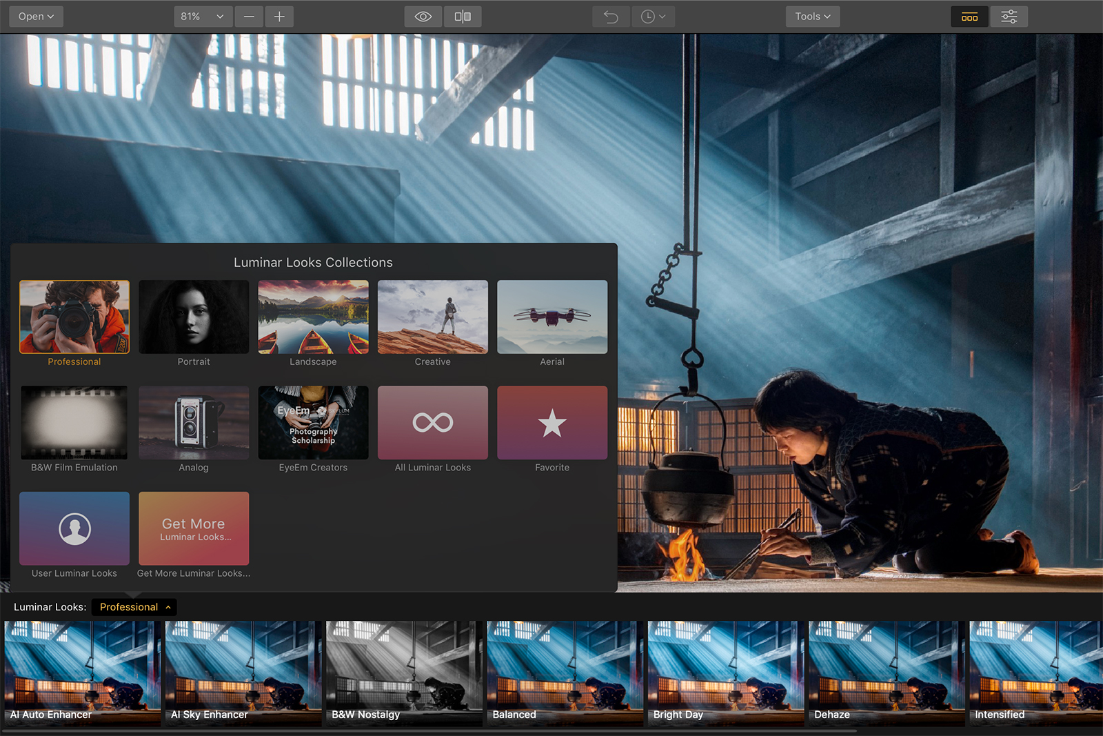 skylumm luminar flex launches ui 4 copy