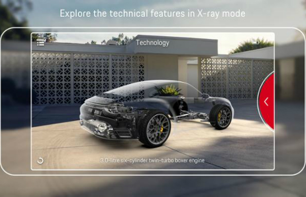 porsch augmented reality app porsche visualizer 3