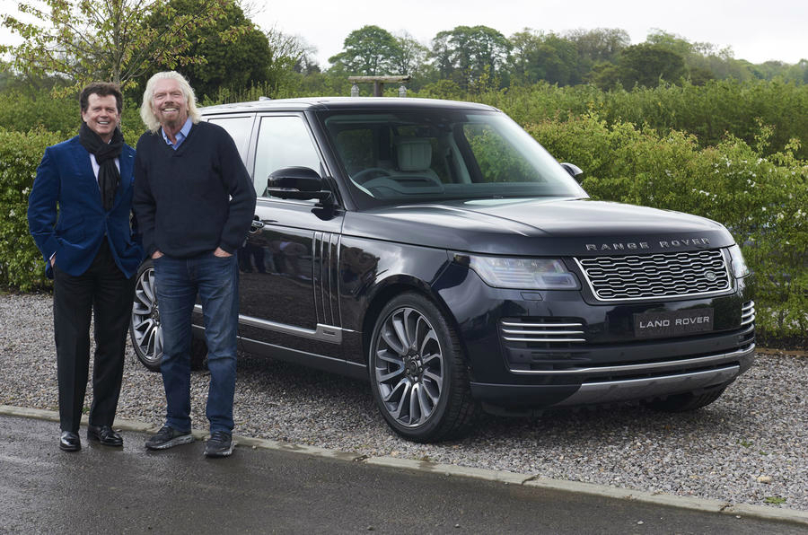 range rover astronaut edition for virgin galactic customers only  5 s richard branson and design chief gerry mcgovern