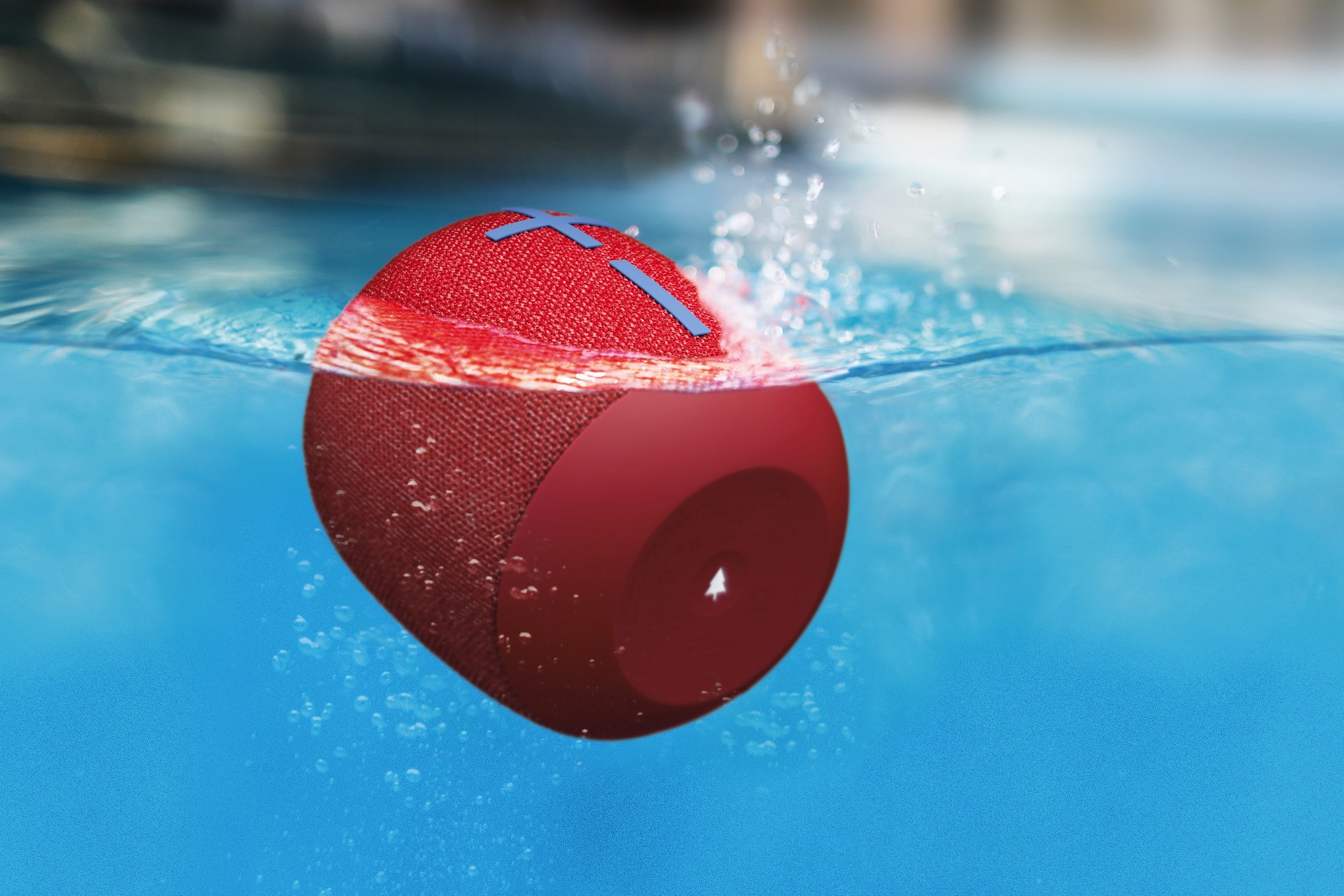 ultimate ears wonderboom 2 bluetooth speaker red water