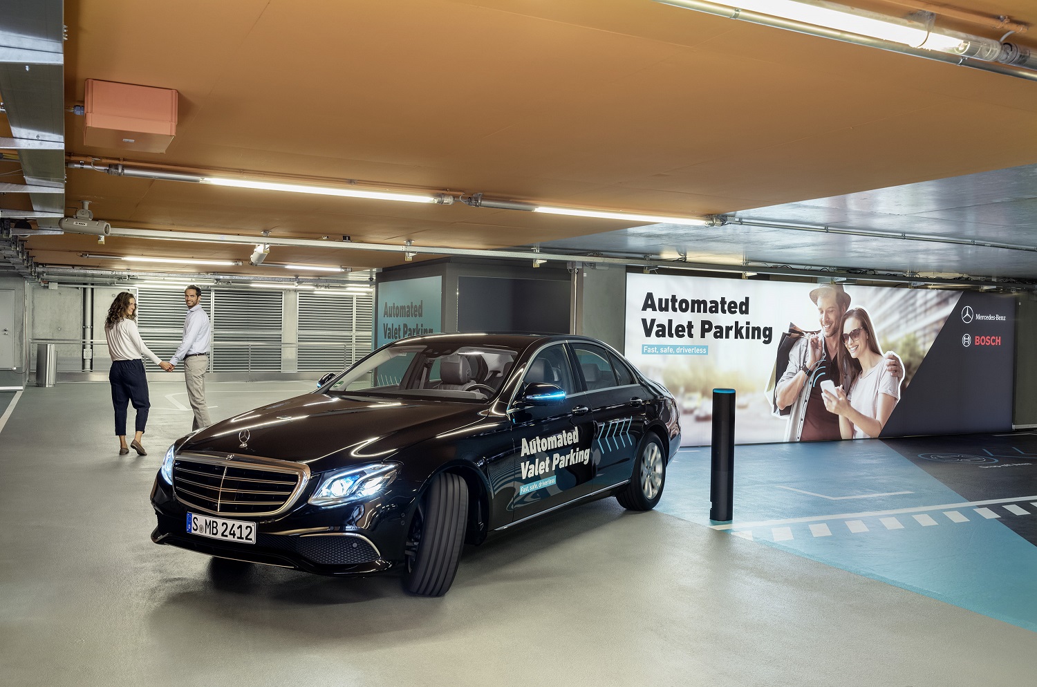 mercedes benz and bosch develop automated parking technology 2