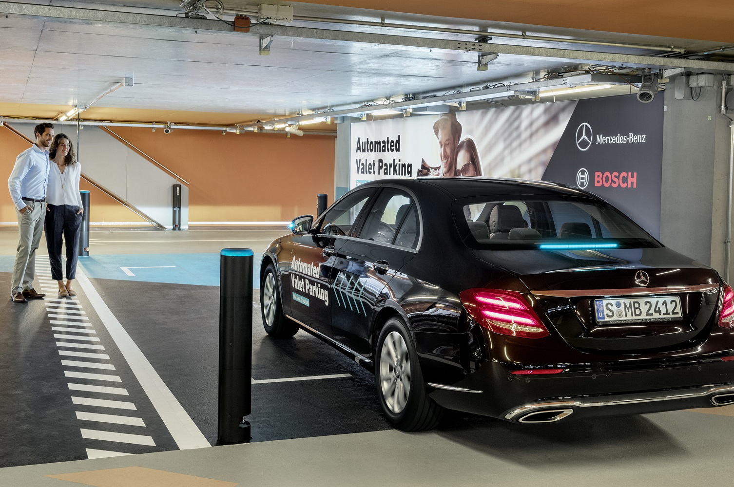 mercedes benz and bosch develop automated parking technology 4