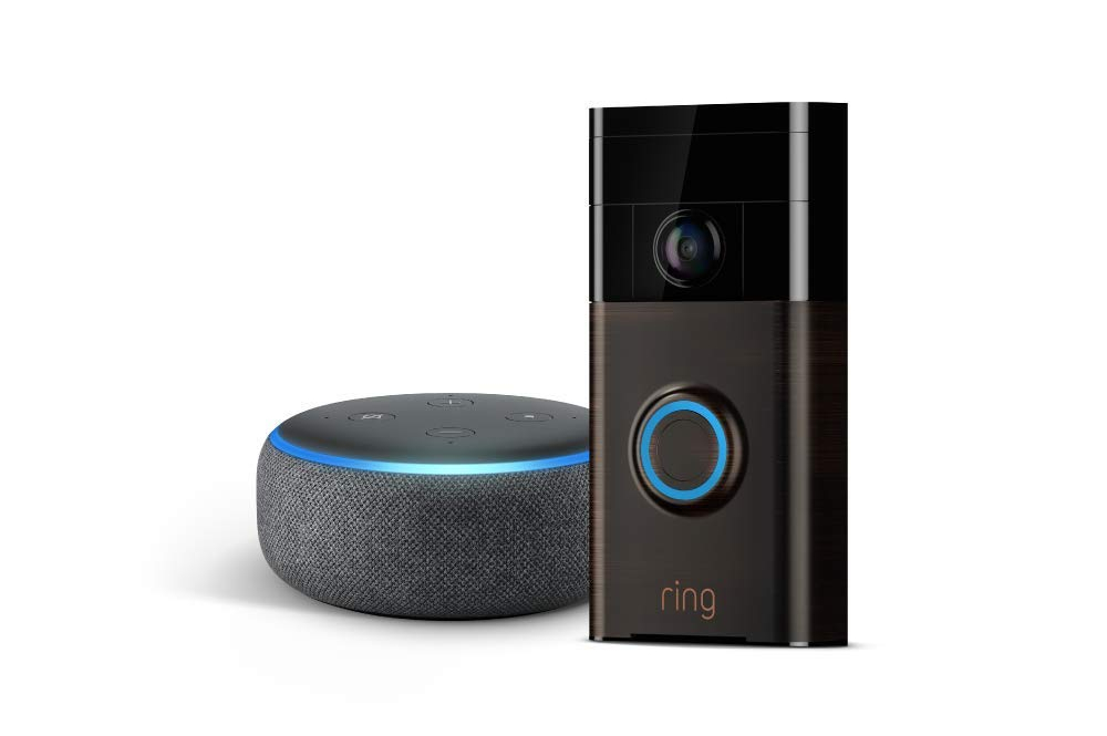 amazon drops prices of ring video doorbells and echo dots for prime day 2019 wi fi enabled doorbell in venetian bronze with d