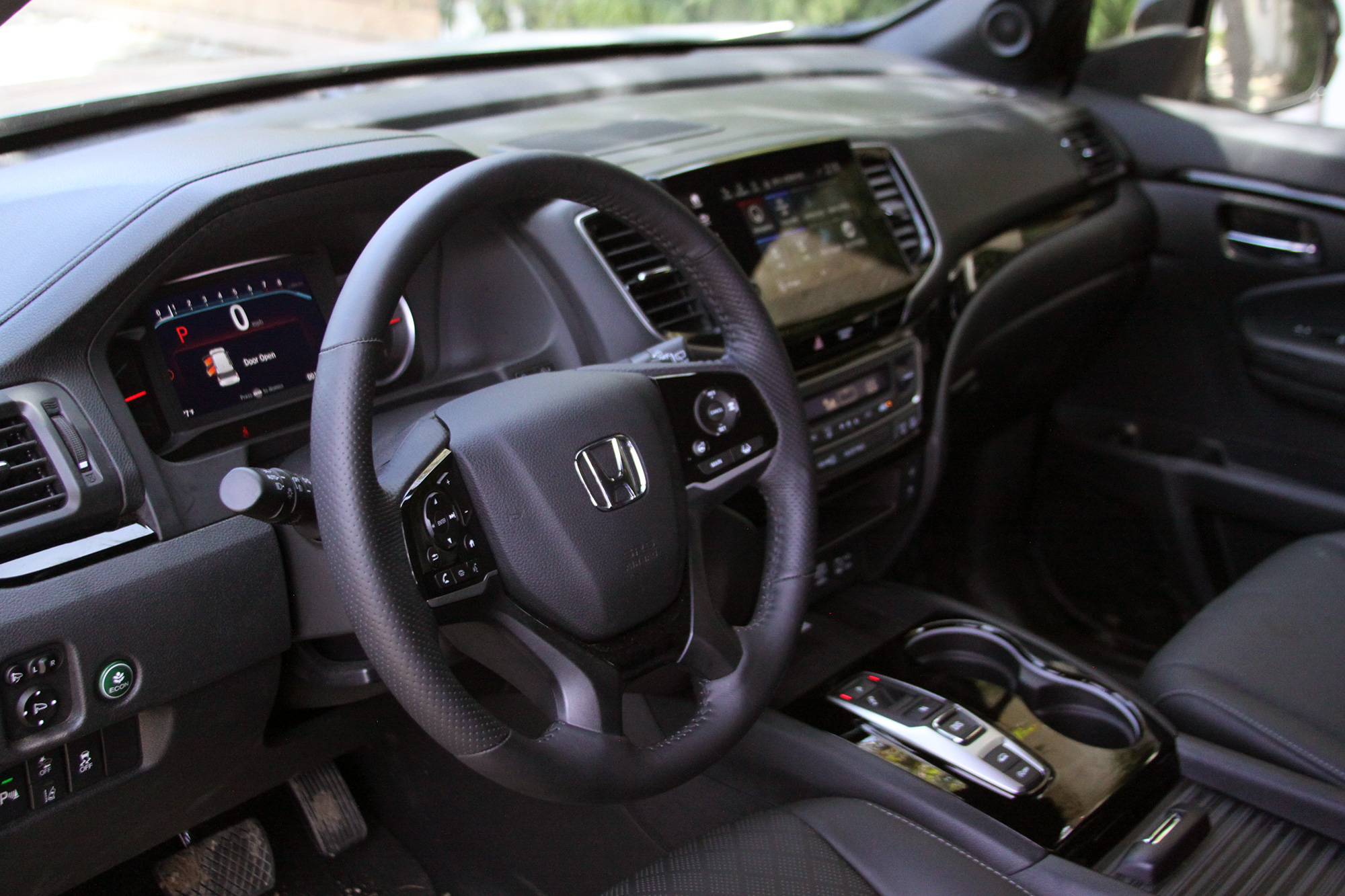 honda passport adventure lifestyle project review dash angle