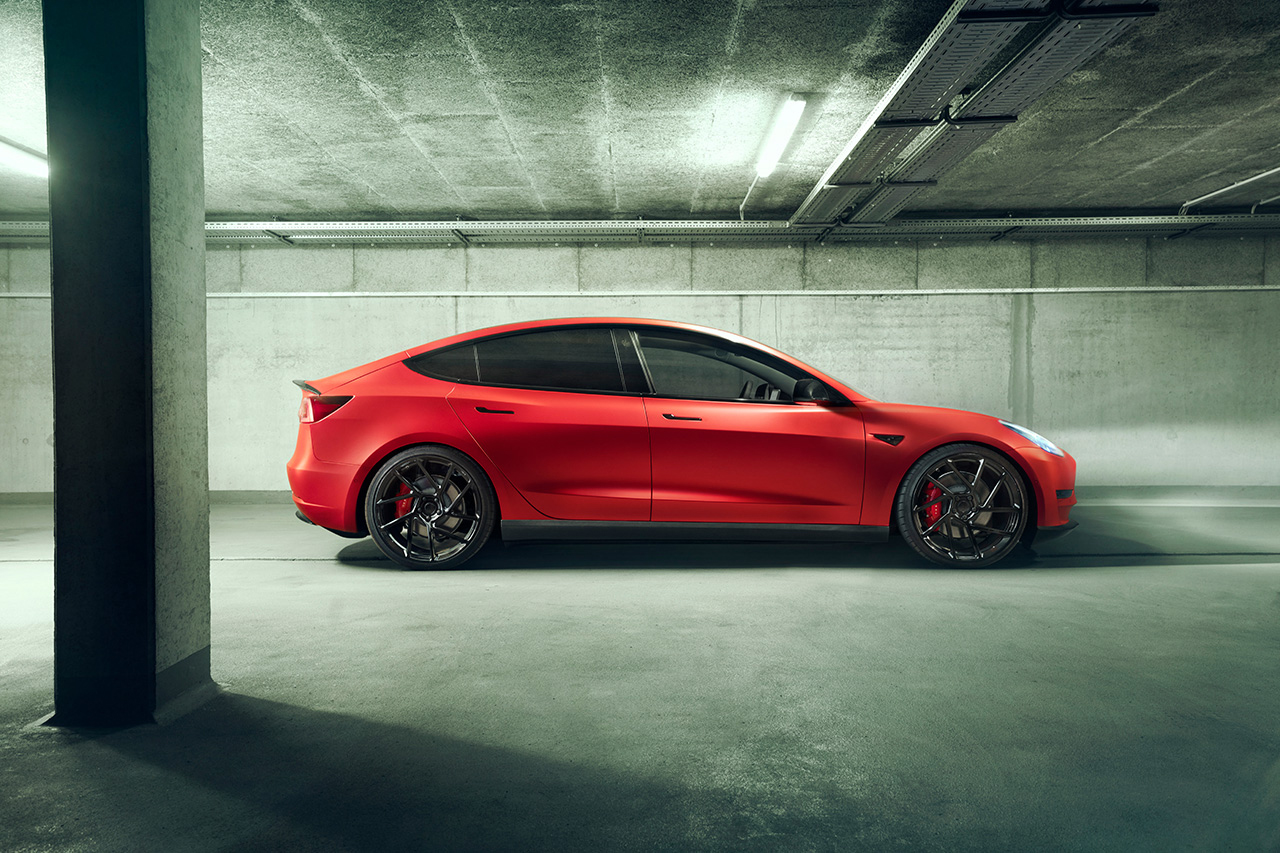 novitec announces suspension tweaks and body kit for tesla model 3 5