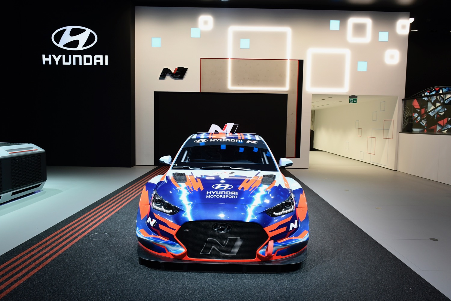 hyundai electric race car 2019 frankfurt motor show veloster n etcr