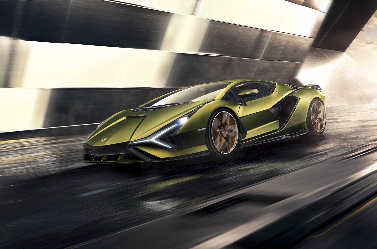 2020 lamborghini sian is a high tech hypercar with hybrid power