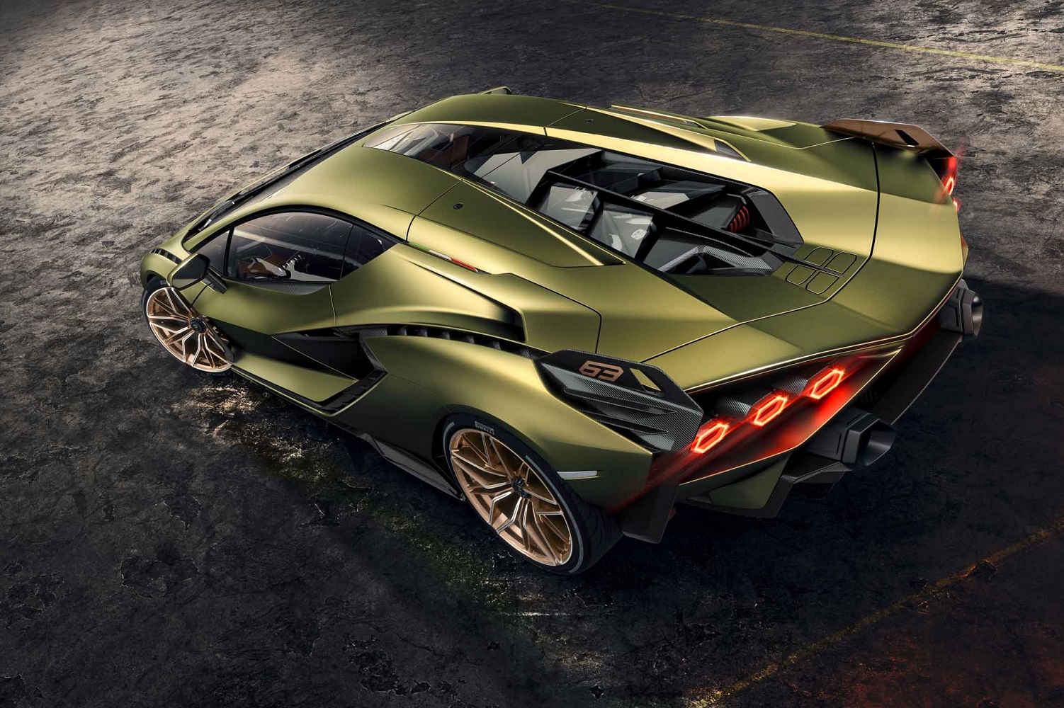 2020 lamborghini sian is a high tech hypercar with hybrid power