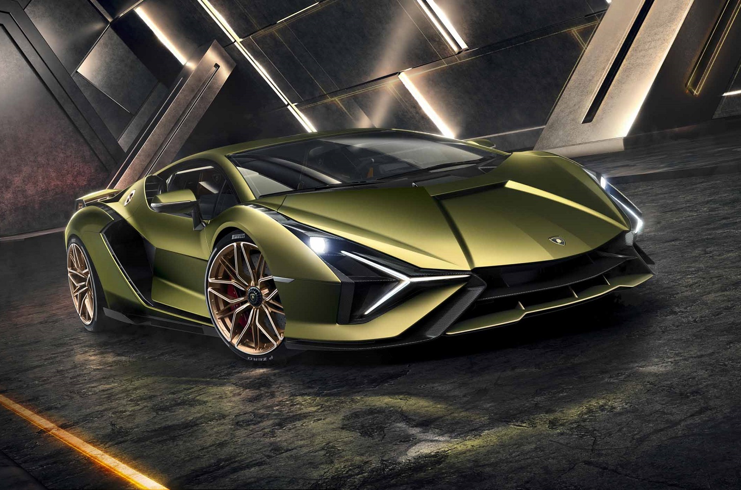 2020 lamborghini sian is a high tech hypercar with hybrid power