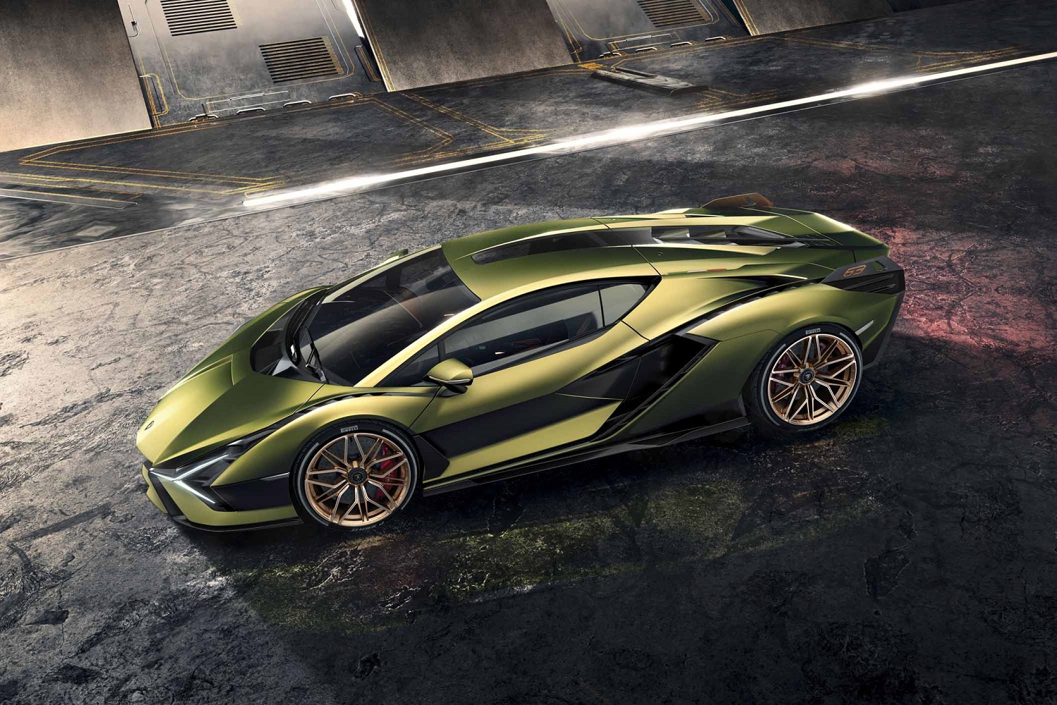 2020 lamborghini sian is a high tech hypercar with hybrid power