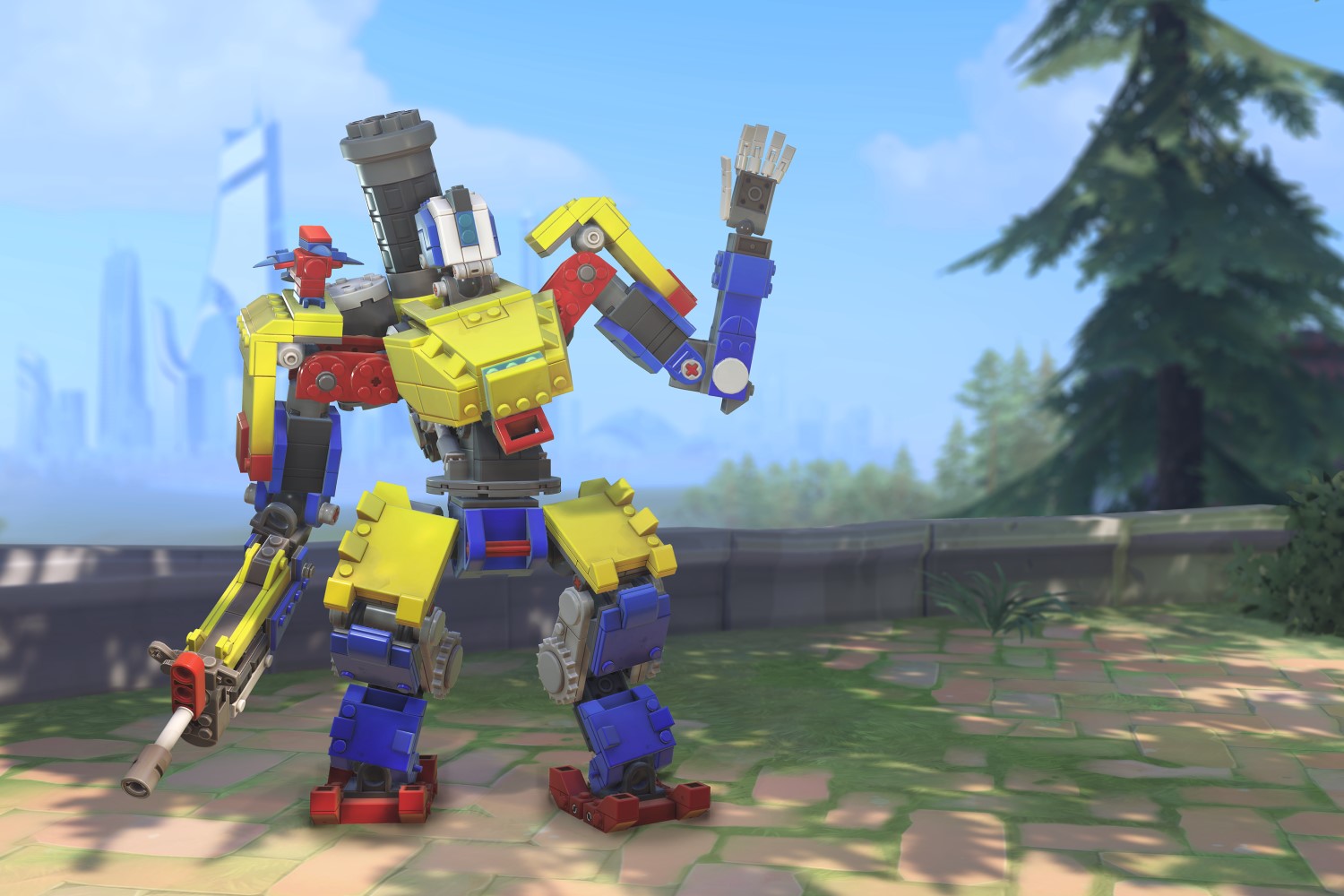 Overwatch Bastion Brick Challenge Skin